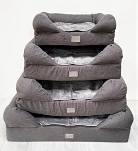 The Lounger Bed - Charcoal/Grey *New Fabrics*