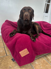 Load image into Gallery viewer, Polar Fleece Blanket - Deep Raspberry