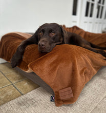 Load image into Gallery viewer, Luxury Faux Fur Dog Blanket - Rust