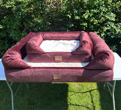 *Limited Edition* The Lounger Bed - Maroon