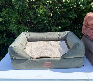 *READY TO GO* SMALL OLIVE GREEN LOUNGER