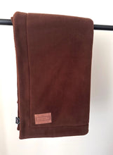 Load image into Gallery viewer, Polar Fleece Blanket - Chocolate Brown