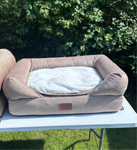 Load image into Gallery viewer, *READY TO GO* SMALL SANDY BEIGE LOUNGER