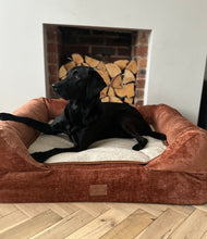 Load image into Gallery viewer, The Lounger Bed - Burnt Orange