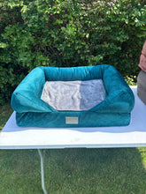 Load image into Gallery viewer, *READY TO GO* SMALL TEAL LOUNGER