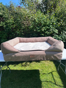 *READY TO GO* LARGE SANDY BEIGE LOUNGER