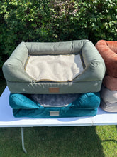 Load image into Gallery viewer, *READY TO GO* SMALL OLIVE GREEN LOUNGER
