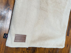 *NEW* Luxury Faux Fur Dog Blanket - Beige
