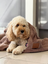 Load image into Gallery viewer, Luxury Faux Fur Dog Blanket - Mocha