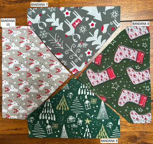 CLEARANCE CHRISTMAS BANDANAS