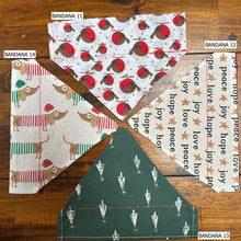 Load image into Gallery viewer, CLEARANCE CHRISTMAS BANDANAS