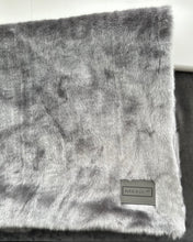 Load image into Gallery viewer, Luxury Faux Fur Dog Blanket - Silver Grey