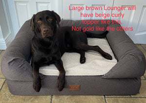 *CLEARANCE* The Lounger Bed - Brown *New Fabrics*