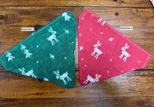 CLEARANCE CHRISTMAS BANDANAS