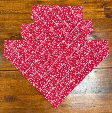 Christmas Wishes Pattern Bandana