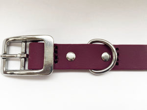 Biothane Waterproof Collar - Wine Red