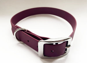 Biothane Waterproof Collar - Wine Red