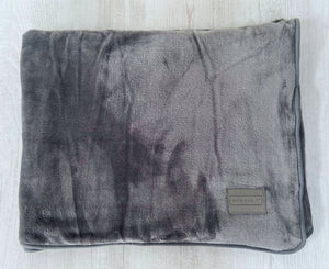 Cosy Plush Dog Blanket - Grey