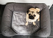 Load image into Gallery viewer, The Lounger Bed - Charcoal/Grey *New Fabrics*