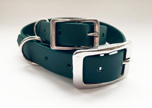 Biothane Waterproof Collar - Forest Green