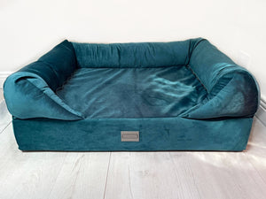 The Lounger Bed - Teal/Grey *New Fabrics*
