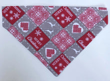 Load image into Gallery viewer, French Christmas Patchwork Bandana