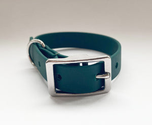 Biothane Waterproof Collar - Forest Green