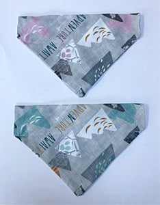 Blue 'Adventure Awaits' Bandana