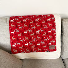Load image into Gallery viewer, Christmas Blanket - Red