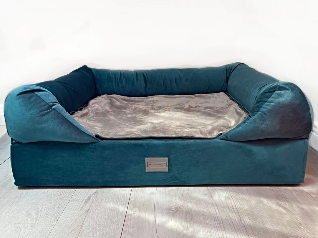 *Spare Cover Only* Teal/Grey Lounger (New fabrics)