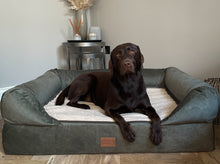 Load image into Gallery viewer, The Lounger Bed - Olive Green
