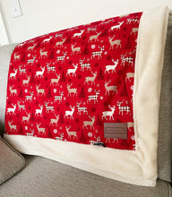 Load image into Gallery viewer, Christmas Blanket - Red
