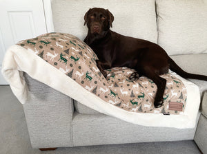 Christmas Blanket - Beige