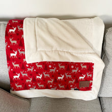 Load image into Gallery viewer, Christmas Blanket - Red