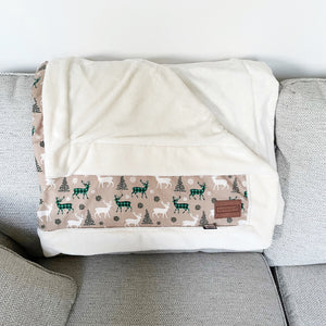 Christmas Blanket - Beige