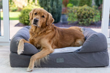 Load image into Gallery viewer, The Lounger Bed - Charcoal/Grey *New Fabrics*